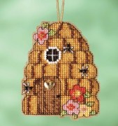 Набір для вишивання Мілл Хілл, Bee Hive House / Бджолиний вулик, Mill Hill MH162214
