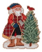 Набір для вишивання, Scotch Pine Santa / Сосна Санти, Mill Hill MH202231
