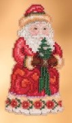 Набор для вышивания Милл Хилл Веселый Рождественский Санта JS203102