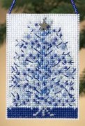 Набор для вышивания Милл Хилл Silvery Tree / Серебрянная елка MH16-0303