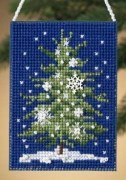 Набор для вышивания Милл Хилл Snowflake Tree / Елка со снежинками MH16-0304