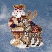 Набор для вышивания Милл Хилл Lapland Santa / Лапландский Санта MH20-9302