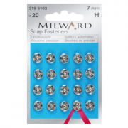 Пришивные кнопки Milward 2195103 серебро