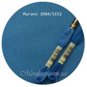 Канва для вышивки равномерная Zweigart Murano Lugana 32 3984/5152 морская волна