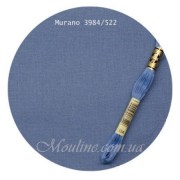 Канва для вышивки Zweigart Murano Lugana 32 синий 522