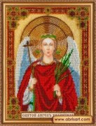 Икона бисером Святой Ангел Хранитель AB-302 (набор)