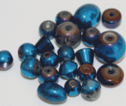 Стеклянные бусины Crystal Art МИКС синий 2146