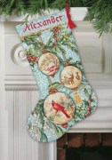 DIMENSIONS 08854 Enchanted Ornament Stocking / Очаровательный орнамент Чулок