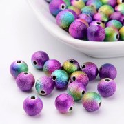 Бусина Сахарная 8 мм многоцветная