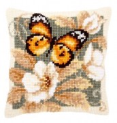 Вышивка подушки от Вервако бабочка PN-0146840