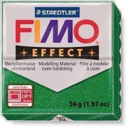 Полимерная глина FIMO Effect глитер зеленый 502