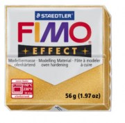 Полимерная глина FIMO Effect, металлик золото 11