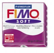Полимерная глина FIMO Soft малиново-сиреневая 61