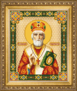 СБИ-1010 Схема для вышивания бисером Икона святителя Николая Чудотворца