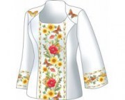 Схема для вышивания женская сорочка Диана плюс 2814 
