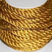 Шнур декоративный 7 мм золотой