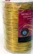 Металлический шнур золотой для декорирования
