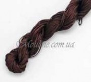 Шнур коричневый для плетения браслетов шамбалы 