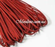 Сутажный шнур декорированый красный для отделки