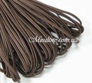 Сутажный шнур декорированый коричневый для отделки