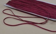 Шнур сутажный, 1.8 мм вишневый для декорирования одежды