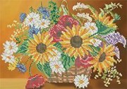 Вишивка Соняшники в кошику 291 Art millennium ткань с рисунком