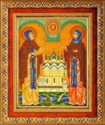 Набор для вышивания бисером Кроше В-180 Святые Петр и Феврония