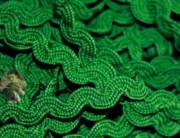 Тесьма декоративная Вьюнчик зеленая