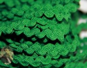 Тесьма для шитья и рукоделия 6 мм Вьюнчик зеленый