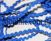 Тесьма для шитья и рукоделия Вьюнок Зиг-заг синяя