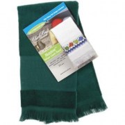 Велюровое полотенце темно-зеленое VT6910 4145