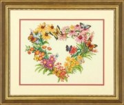 Набір для вишивання хрестиком "Вінок із польових квітів//Wildflower Wreath" DIMENSIONS 70-35336