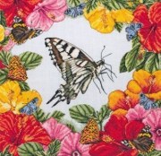 Набор для вышивания ANCHOR MAIA Весенние бабочки 01225