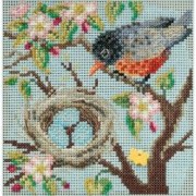 Набор для вышивания Милл Хилл Весенняя птица MH145103
