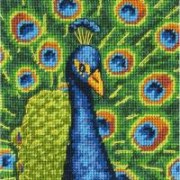 Набір для вишивання гобеленом "Барвистий павич//Colorful Peacock" DIMENSIONS 71-07242