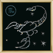 Набор картина стразами Чарівна Мить КС-005 Знак зодиака Скорпион
