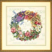 Набор для вышивания DIMENSIONS 35040 Венок всех времен года / Wreath of All Seasons