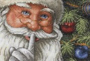 08799 Набір для вишивання хрестиком DIMENSIONS Santa's Secret / Секрет Санти
