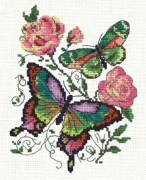 Чудесная игла 42-04 Бабочки и розы