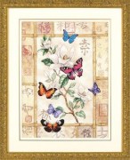 35063 Набір для вишивання DIMENSIONS Урочистість блискучих метеликів