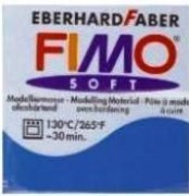 Полимерная глина FIMO Soft синий 33