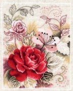 Набор для вышивки крестом Вервако PN-0145133 Изящные цветы