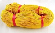 Вощеный хлопковый шнур желтый