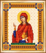 СБИ-015 Схема для вышивания бисером Именная икона святая равноапостольная Мария-Магдалина