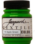 Краска для ткани Jacquard зеленая 116