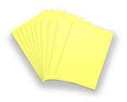 Бумага для модульного оригами 5,2х7,5 см желтая  пастельн.