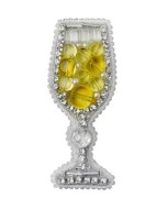 Набор для изготовления броши Crystal Art БП-293 Бокал шампанского