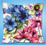 Набор для вышивания гобеленом Design Works 2619 Watercolor Floral / Акварельные цветы