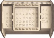 Набор для творчества из фанеры Чарівна Мить Вечный календарь-органайзер
