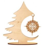 Набор для творчества из фанеры Чарівна Мить Украшение Рождественская елка